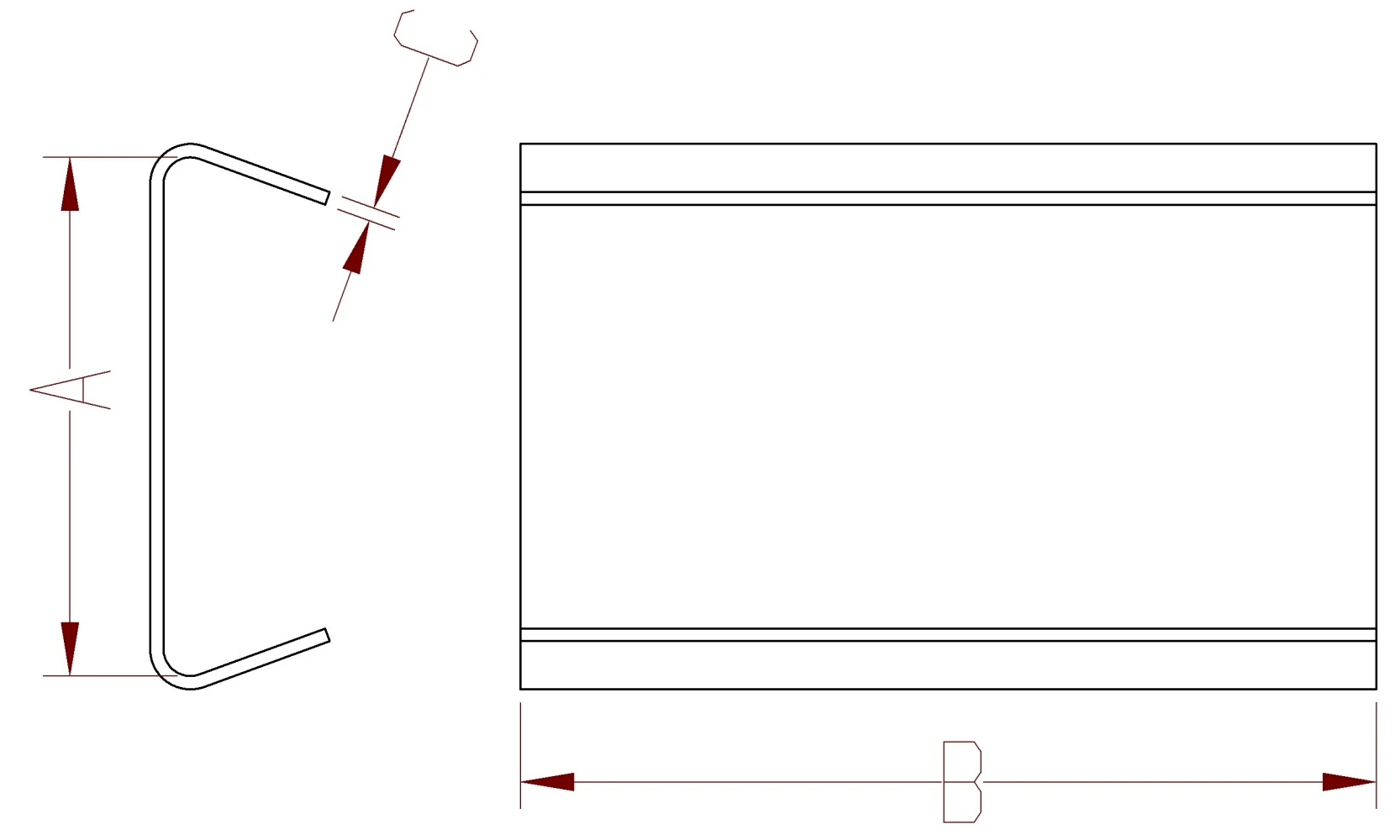 Snap-On Open Seal 16x25x0.5mm